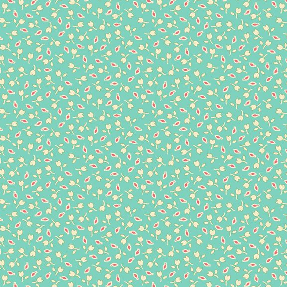 AUNT GRACE GOES SCRAPPY - TULIPS AQUA