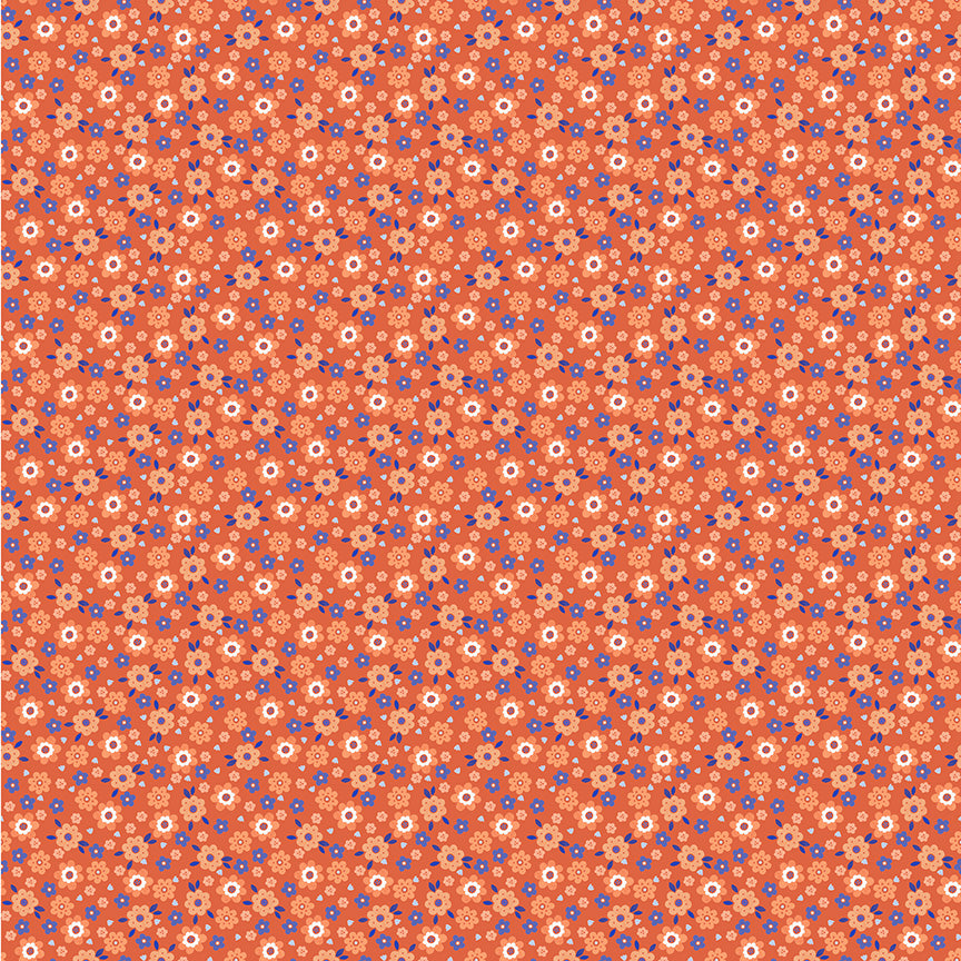 FOLKY CHICKEN - MOD DITSY CORAL