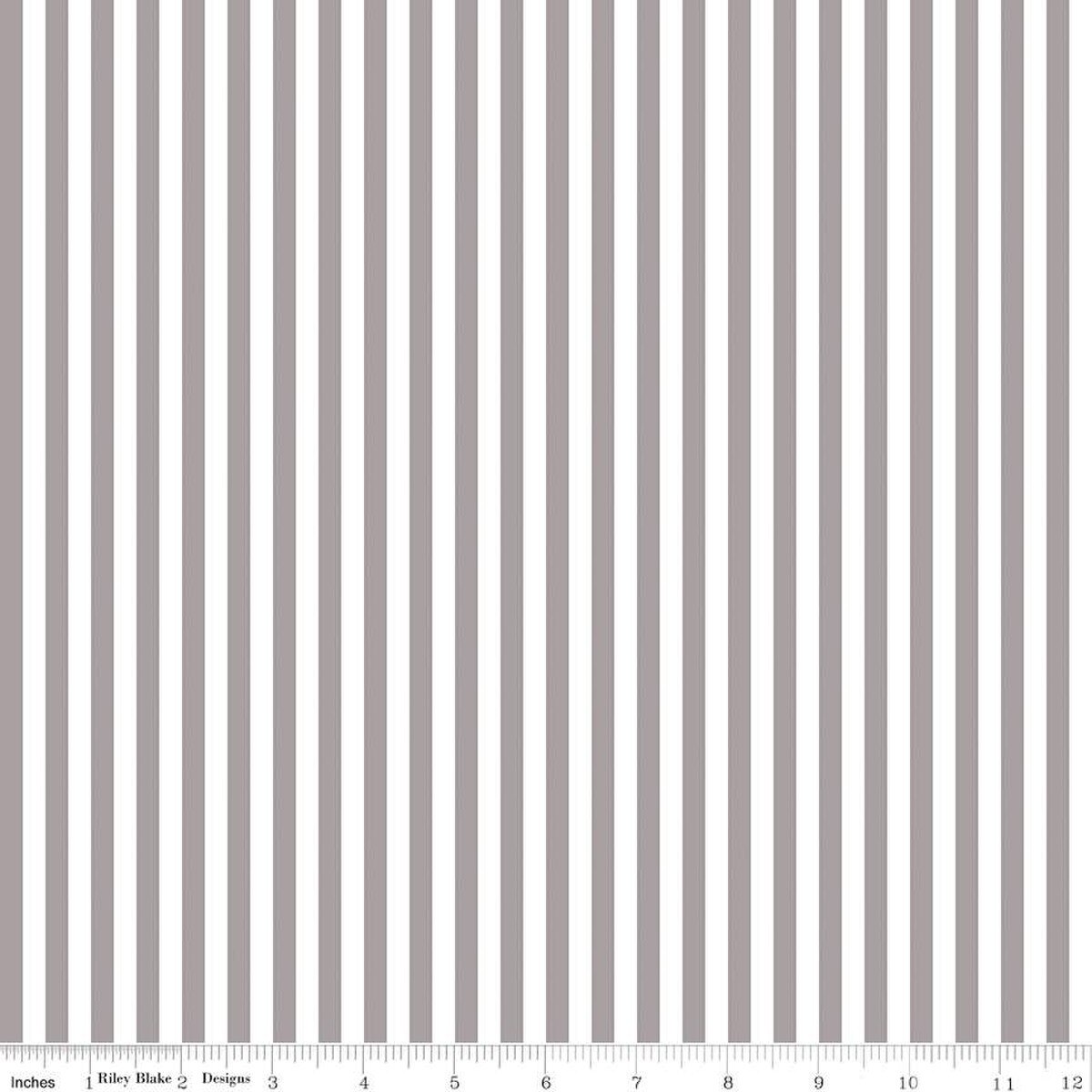 1/4" Stripe - Gray