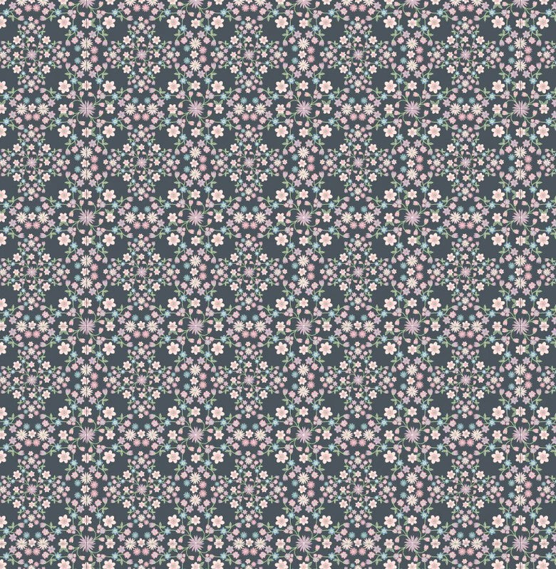 LE PETIT ESCARGOT - BLOOMS & VINES GREY
