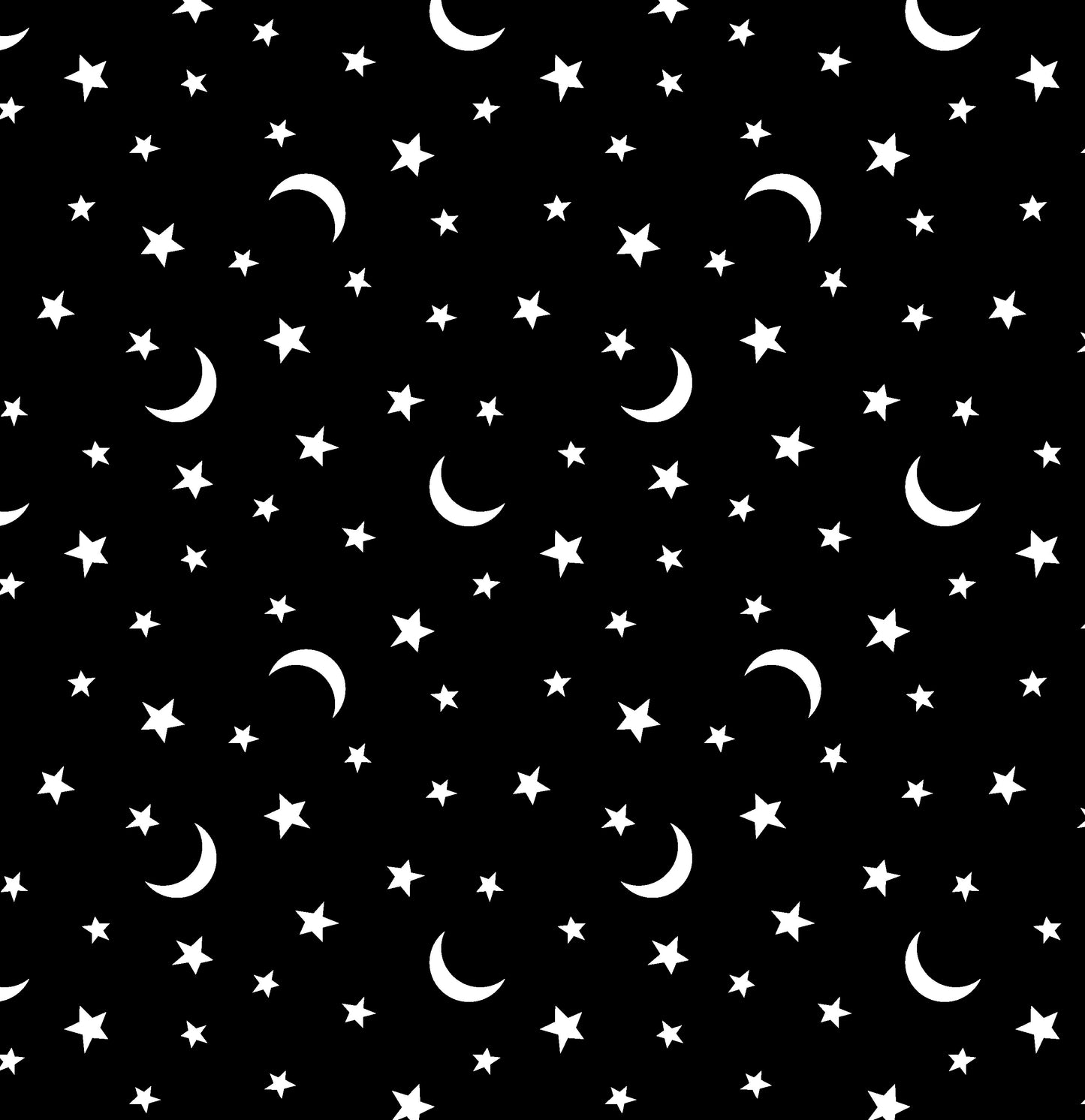 BLACK & BOO - LITTLE STARS & MOONS