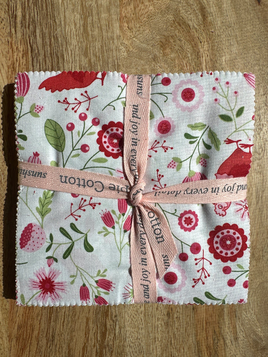 Smitten Chicken 5" Charm Pack
