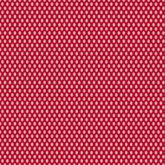 AUNT GRACE GOES SCRAPPY - OVAL DOTS RED