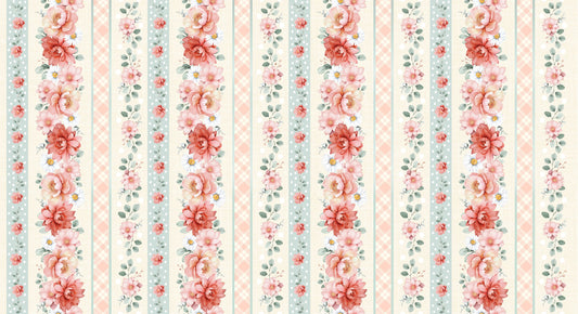 TILL THE COWS COME HOME - FLORAL STRIPE