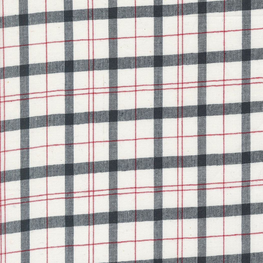 Panache Wovens - White/Black/Red