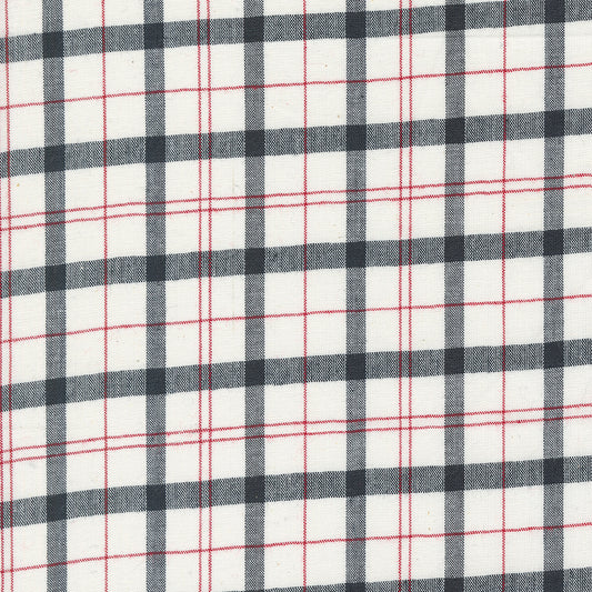 Panache Wovens - White/Black/Red