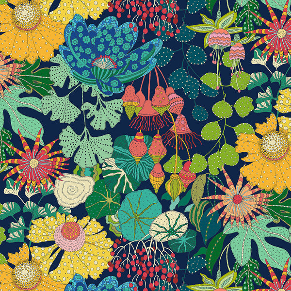 SUNSHINE BY SALLY KELLY - PEONY PARK INDIGO