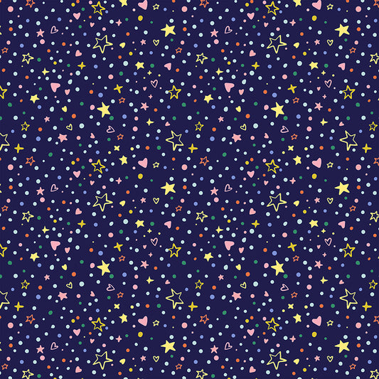 Rainbow Vale Confetti Sparkle Midnight