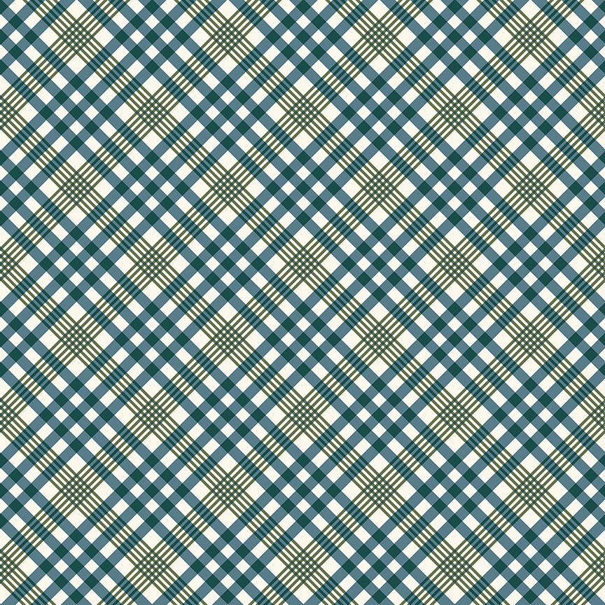 HONEYCRISP - COZY PLAID IVORY/SPRUCE