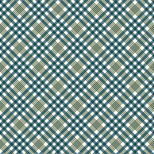 HONEYCRISP - COZY PLAID IVORY/SPRUCE