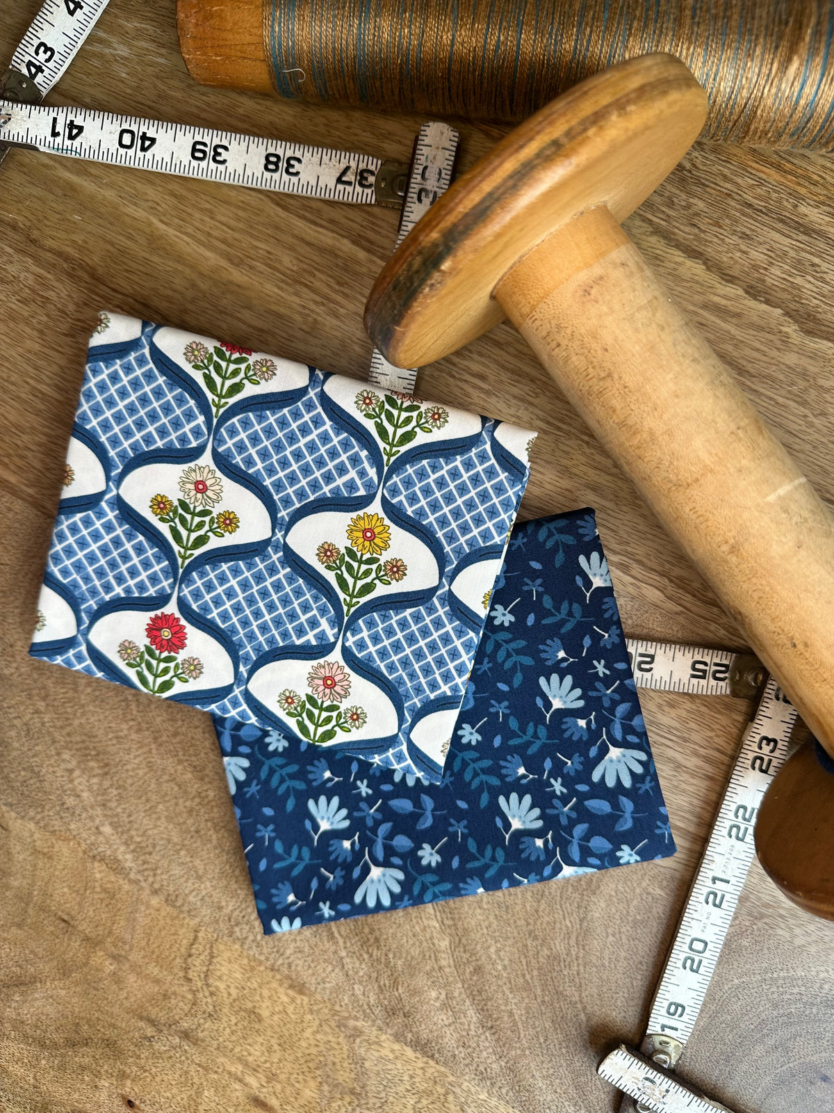 Blue Beauties  (half yard)