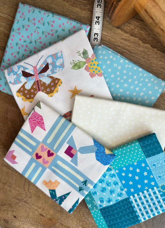 Things With Wings (Blue half yards)