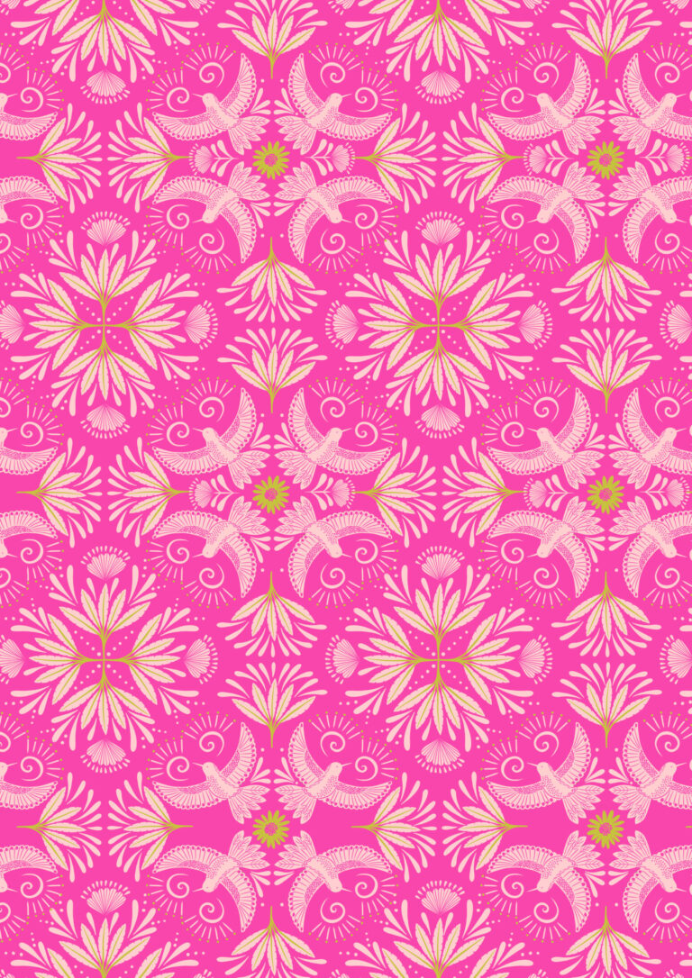 LEWIS & IRENE BAHIA PINK BAHIAN HUMMINGBIRD