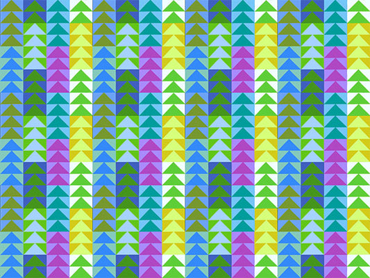 ANNA MARIA - PIECEWORK - FLYING GEESE - MEADOW