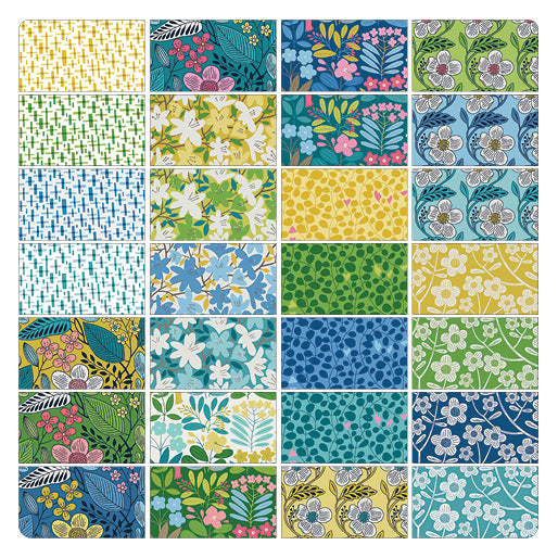 Blooming Color 5" x 5" Charm Pack