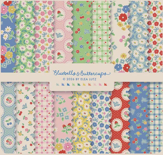 Bluebells & Buttercups 5" Charm Pack