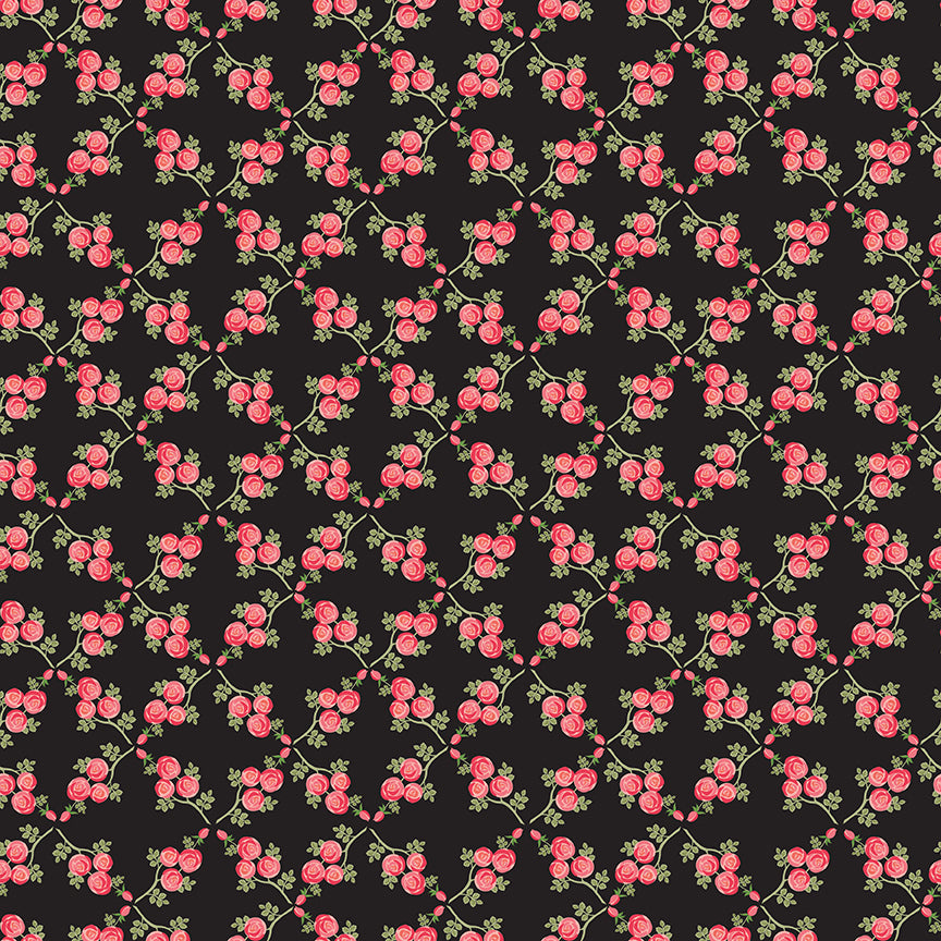 FRONT PORCH TRELLIS - BLACK