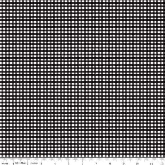 1/8" Gingham - Black