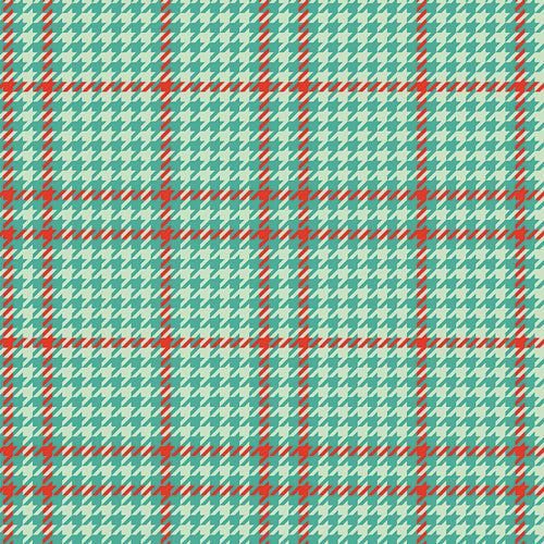 CHRISTMAS IN COLOR - HOLIDAY CHECK PEPPERMINT