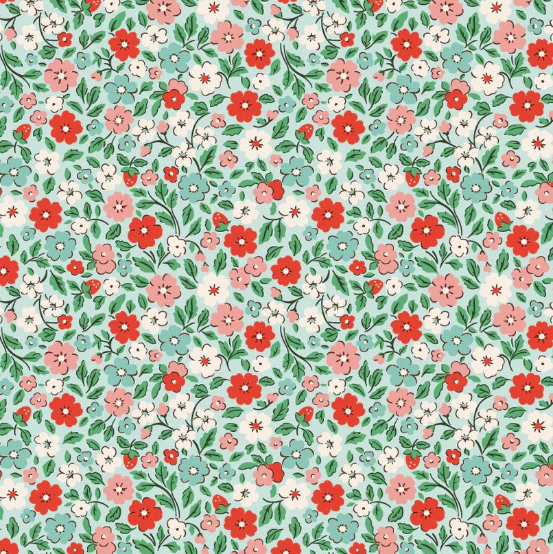 FARMHOUSE FANCY - COUNTRY TEAL FLOWERS