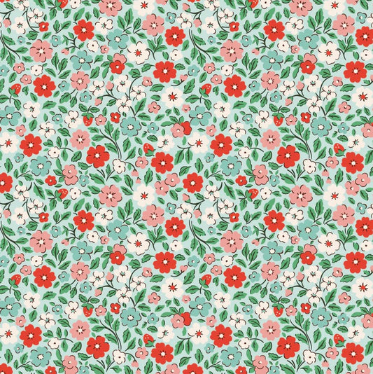 FARMHOUSE FANCY - COUNTRY TEAL FLOWERS