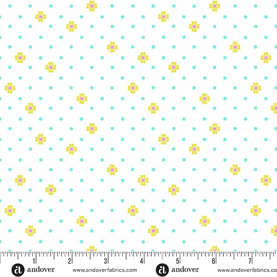 Color Pop Playground - Dot Dot Bloom White