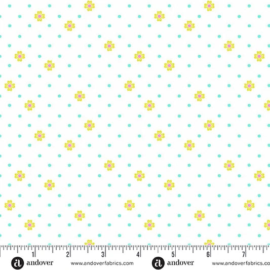 Color Pop Playground - Dot Dot Bloom White