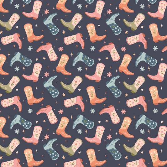 PETALS & PONY LUCK - COWGIRL KICKS | NAVY