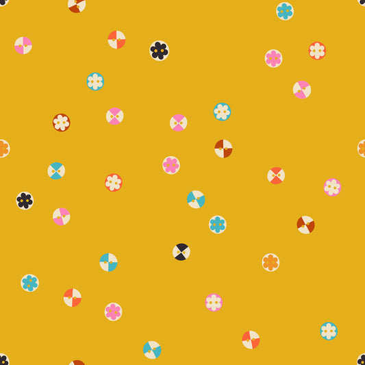 1 800 NOTIONS - BUTTONS - GOLDENROD