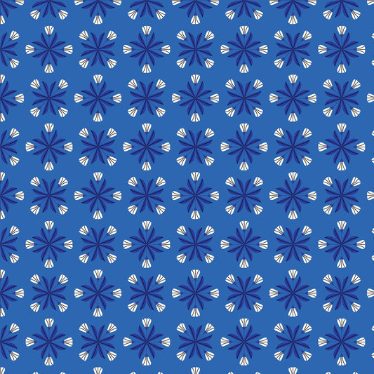 REINDEER ROMANCE - SNOWFLAKE BLOSSOMS | DARK BLUE