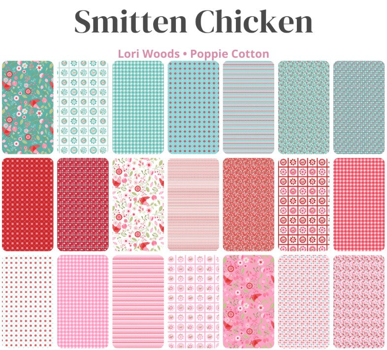 Smitten Chicken 5" Charm Pack