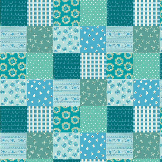 THINGS WITH WINGS - PATCHWORK BLUE