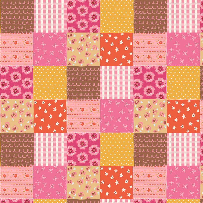 THINGS WITH WINGS - PATCHWORK PINK