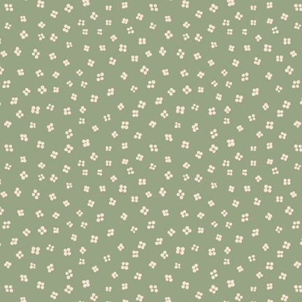 THINGS WITH WINGS - DITZY DOT FLORAL - GREEN