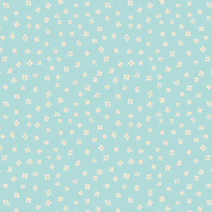 THINGS WITH WINGS - DITZY DOT FLORAL - BLUE