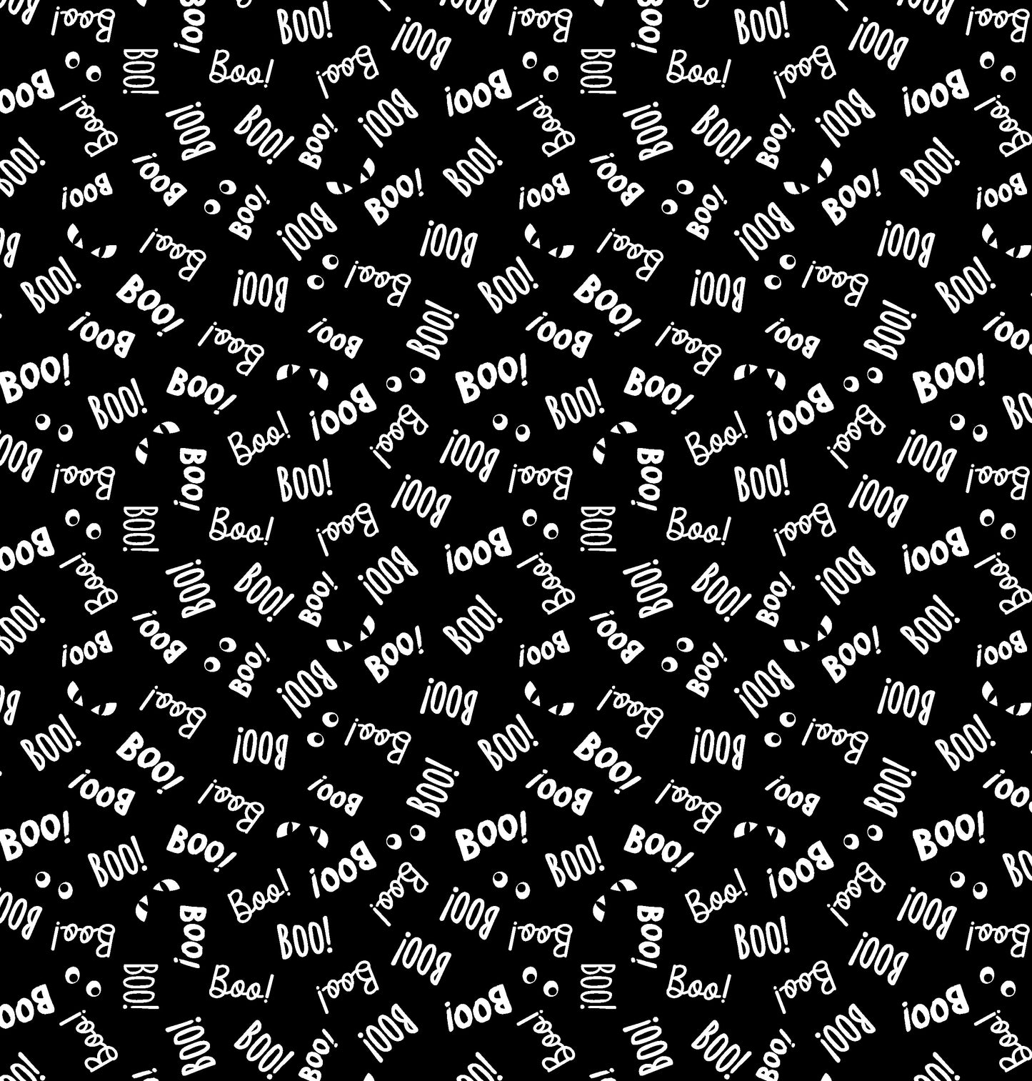 BLACK & BOO - SAY BOO!