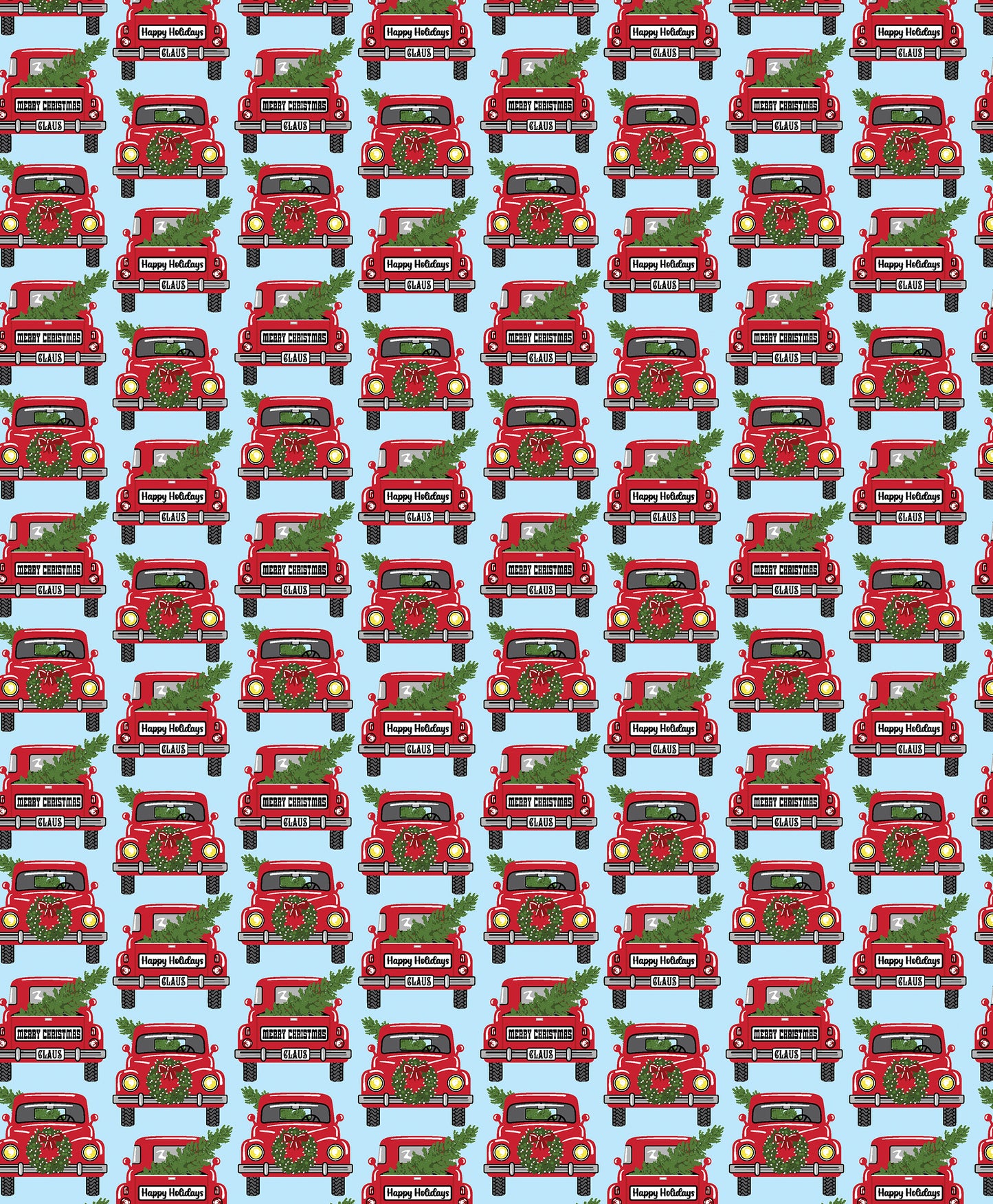 COUNTRY CHRISTMAS - JOLLY RED TRUCKS